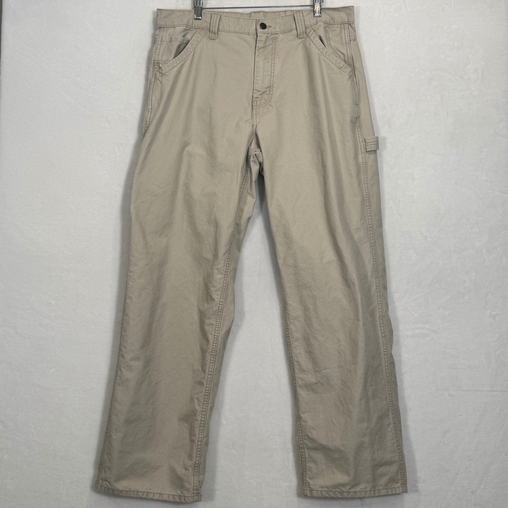 Old Navy Tan Vintage Baggy Carpenter Pants 36x34